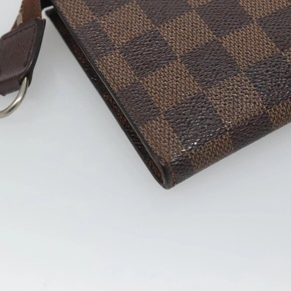 LOUIS VUITTON Damier Ebene Marais Pouch LV Auth BA953 - Picture 3 of 16